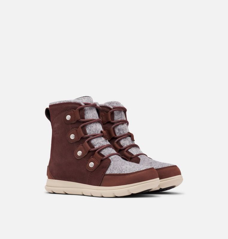 Botas Nieve Sorel Mujer - Explorer™ Joan Bajas Rojas - 27061-XIES